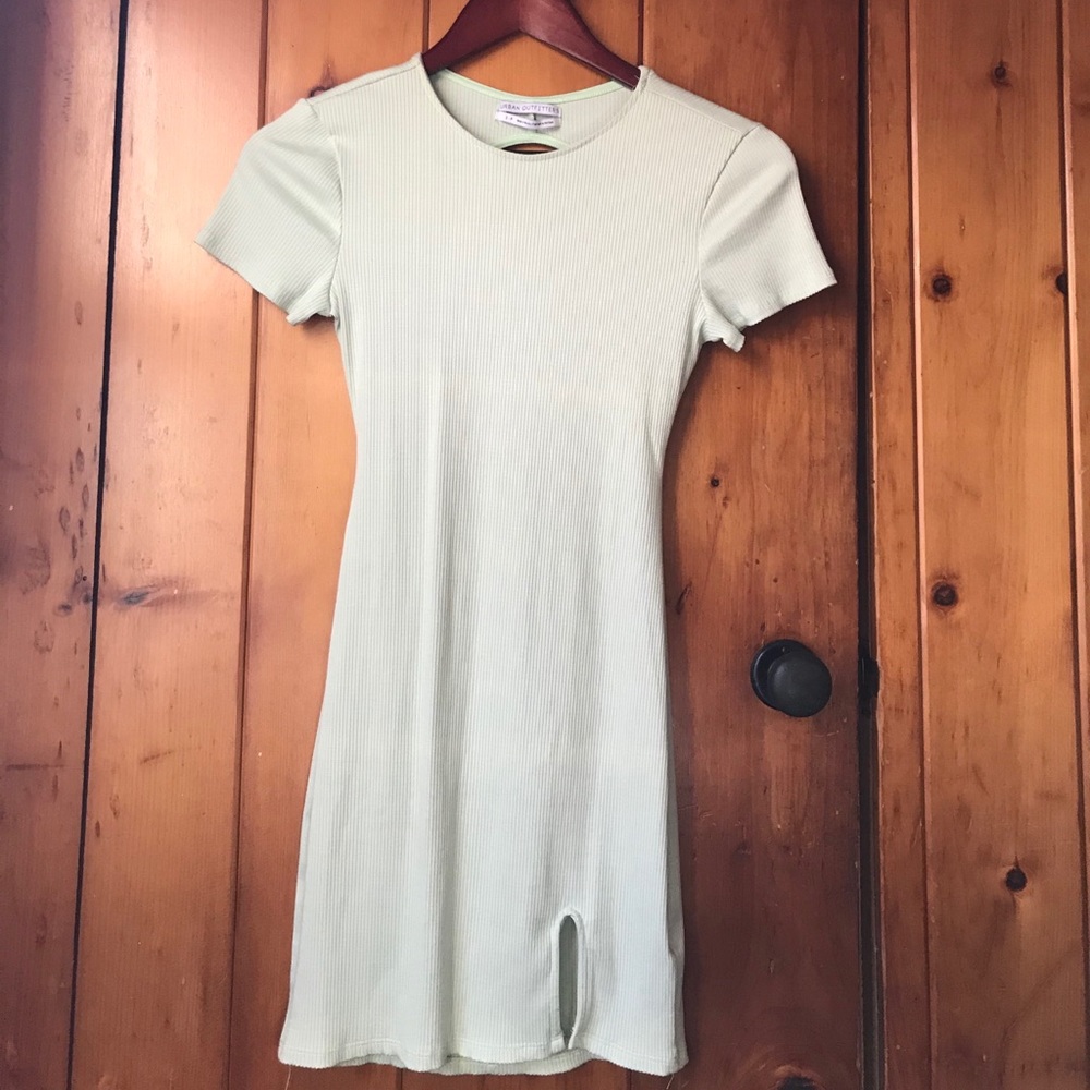 UO minidress in mint green